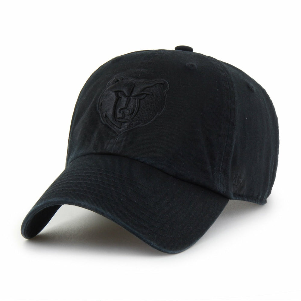 Memphis Grizzlies '47 Black on Black Clean Up Adjustable Hat Online