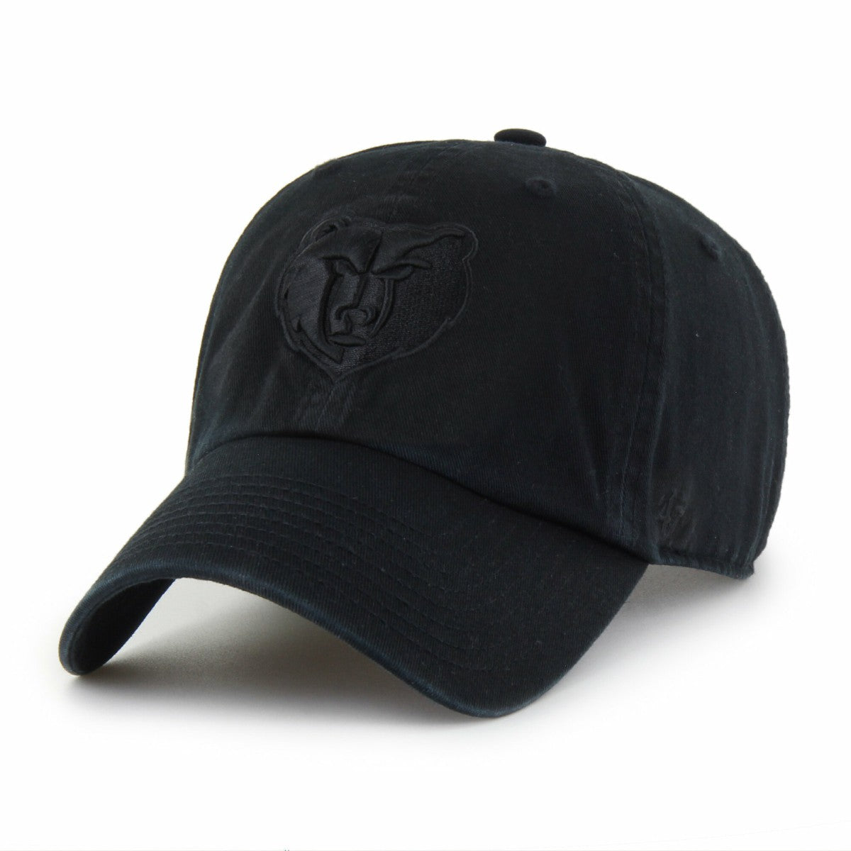Memphis Grizzlies '47 Black on Black Clean Up Adjustable Hat Online