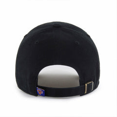 New York Knicks '47 Black on Black Clean Up Adjustable Hat For Sale