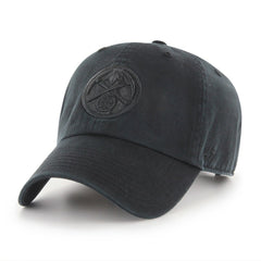 Denver Nuggets '47 Black on Black Clean Up Adjustable Hat On Sale