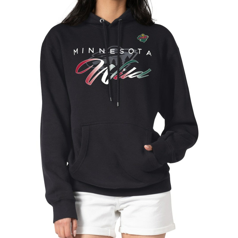 Minnesota Wild G-III 4Her by Carl Banks Shadow Logo Fleece Pullover Hoodie Discount