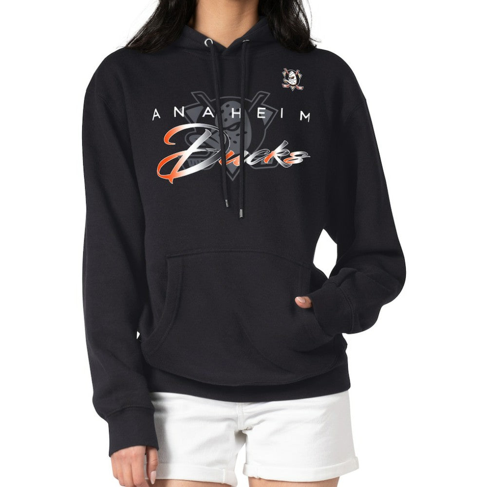 Anaheim Ducks G-III 4Her by Carl Banks Shadow Logo Fleece Pullover Hoodie Outlet