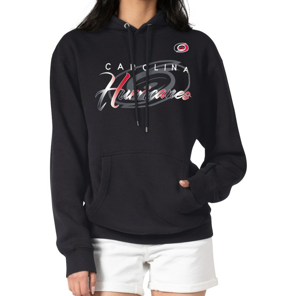 Carolina Hurricanes G-III 4Her by Carl Banks Shadow Logo Fleece Pullover Hoodie On Sale