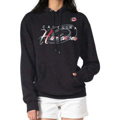 Carolina Hurricanes G-III 4Her by Carl Banks Shadow Logo Fleece Pullover Hoodie On Sale