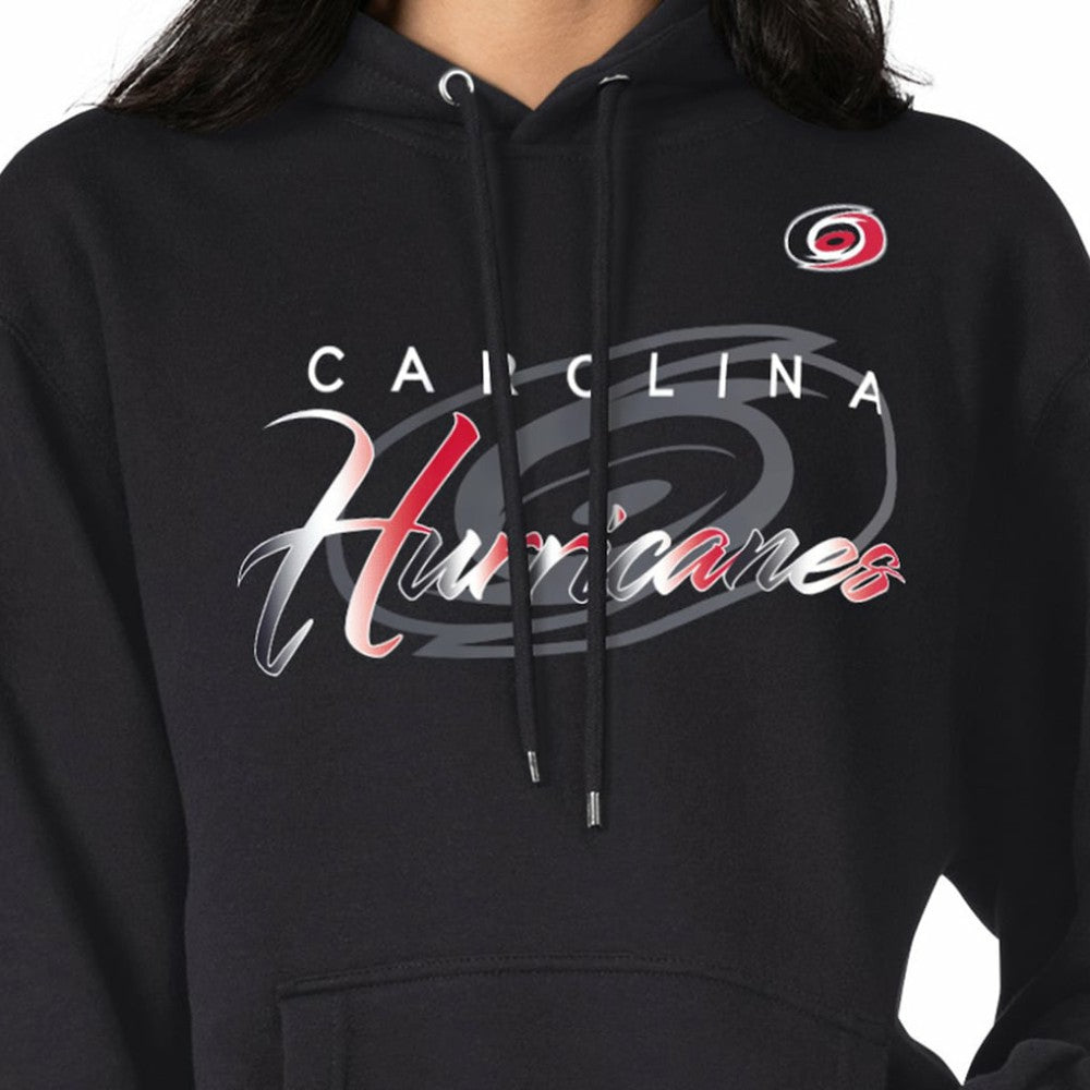 Carolina Hurricanes G-III 4Her by Carl Banks Shadow Logo Fleece Pullover Hoodie On Sale