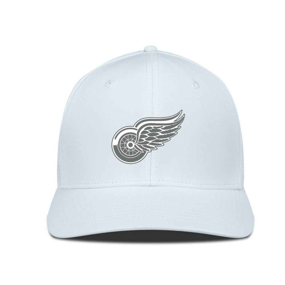 Detroit Red Wings Levelwear Rise Slate & Snow Structured Flex Hat On Sale