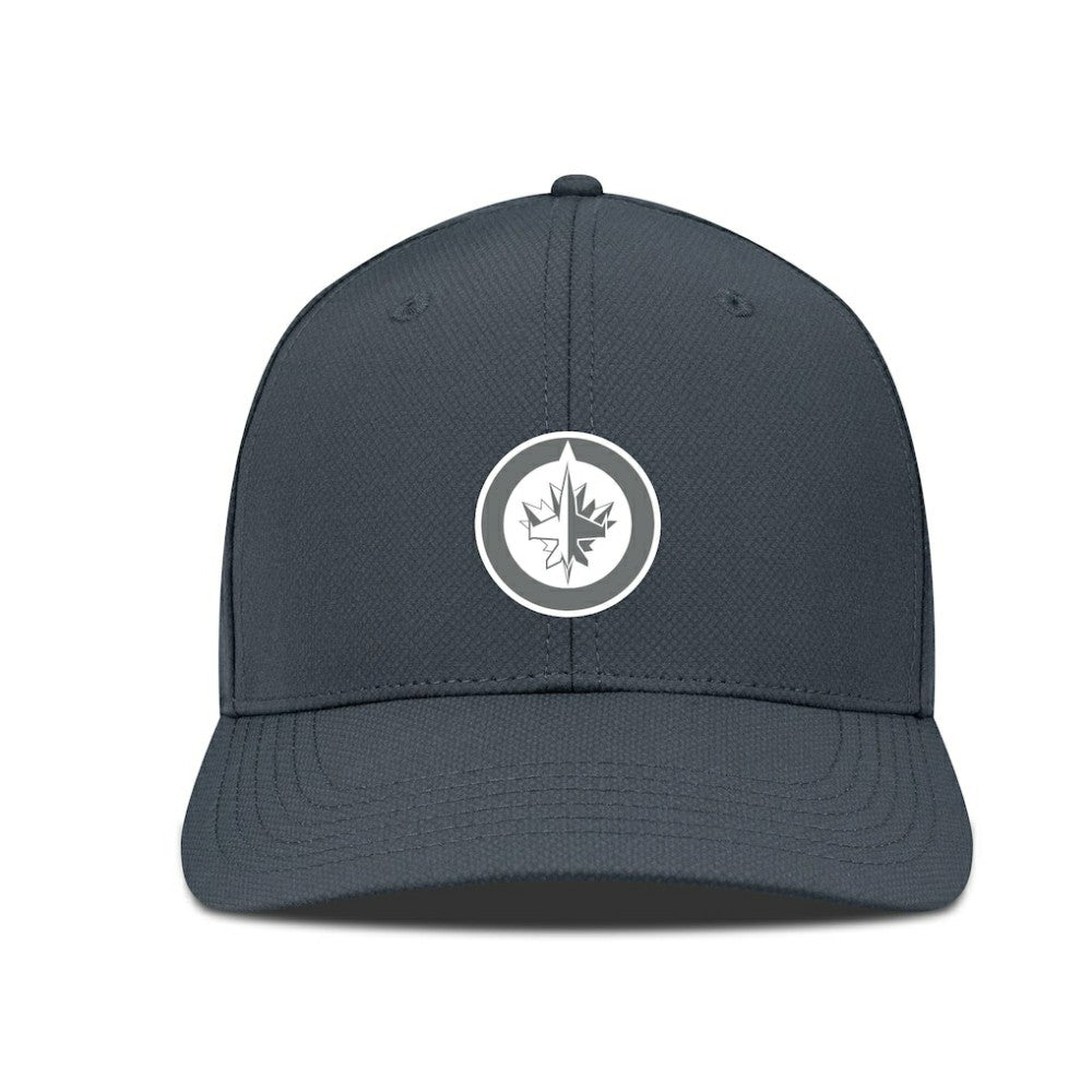 Winnipeg Jets Levelwear Rise Slate & Snow Structured Flex Hat Discount
