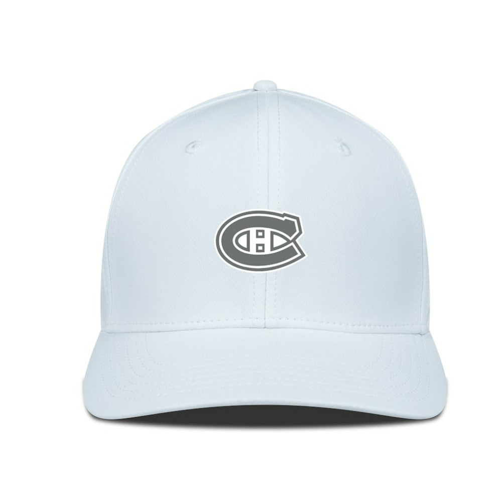 Montreal Canadiens Levelwear Rise Slate & Snow Structured Flex Hat Outlet