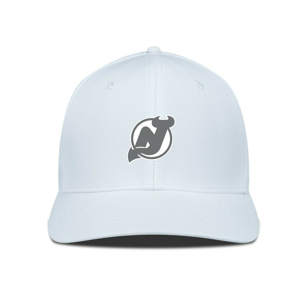 New Jersey Devils Levelwear Rise Slate & Snow Structured Flex Hat For Sale