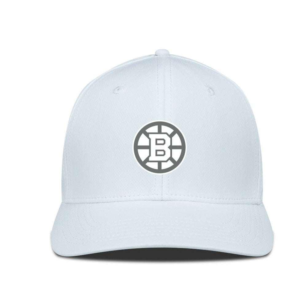 Boston Bruins Levelwear Rise Slate & Snow Structured Flex Hat Outlet
