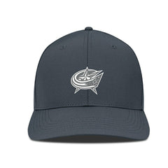 Columbus Blue Jackets Levelwear Rise Slate & Snow Structured Flex Hat On Sale
