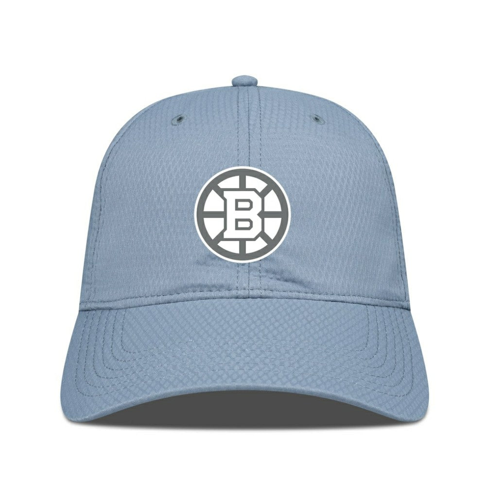 Boston Bruins Levelwear Matrix Slate & Snow Unstructured Adjustable Hat For Sale