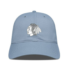 Chicago Blackhawks Levelwear Matrix Slate & Snow Unstructured Adjustable Hat Outlet