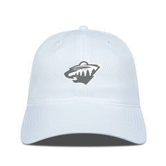 Minnesota Wild Levelwear Matrix Slate & Snow Unstructured Adjustable Hat For Sale