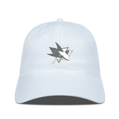 San Jose Sharks Levelwear Matrix Slate & Snow Unstructured Adjustable Hat Online