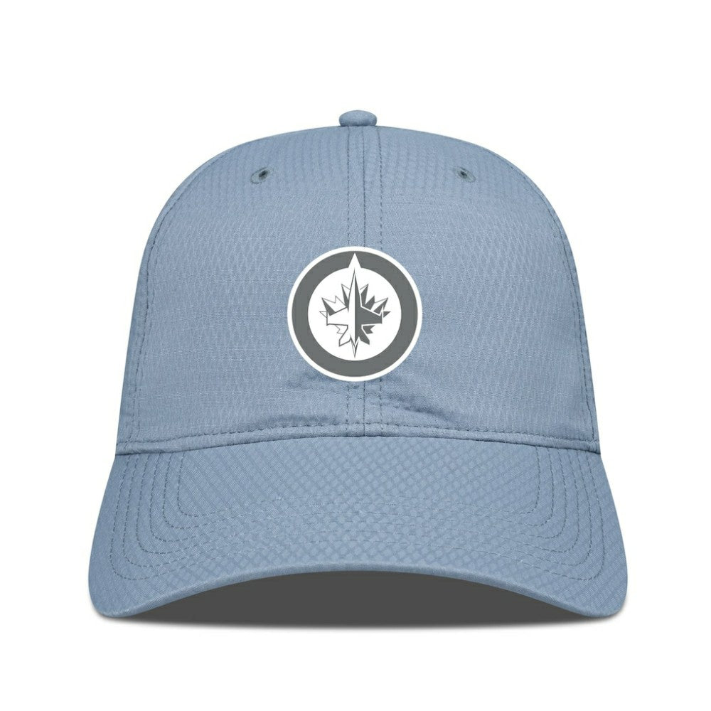 Winnipeg Jets Levelwear Matrix Slate & Snow Unstructured Adjustable Hat Discount