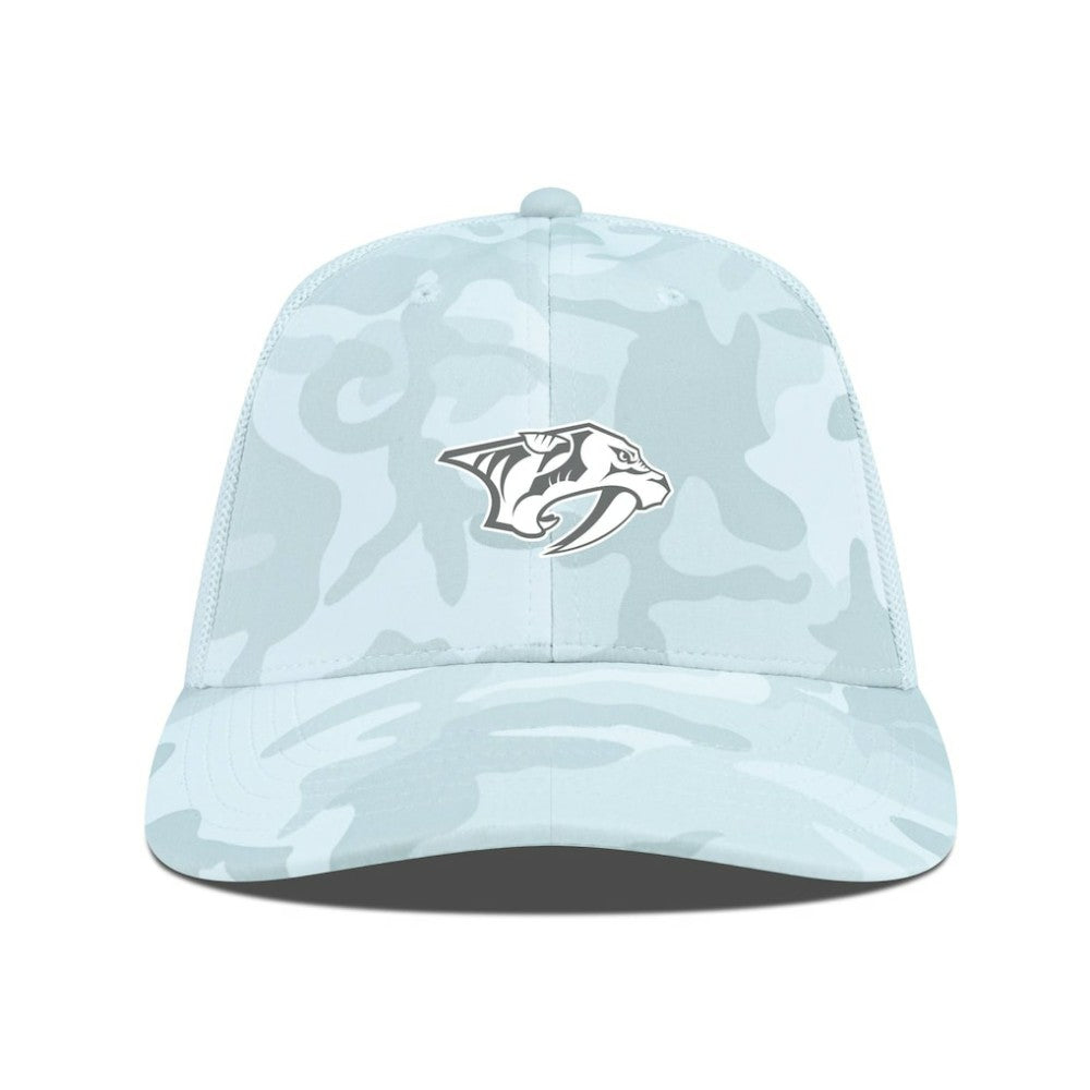 Nashville Predators Levelwear Clash Slate & Snow Meshback Flex Hat Sale