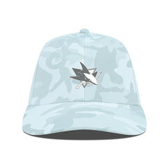 San Jose Sharks Levelwear Clash Slate & Snow Meshback Flex Hat Sale