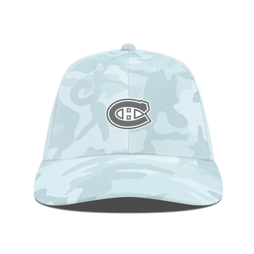 Montreal Canadiens Levelwear Clash Slate & Snow Meshback Flex Hat Discount