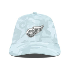 Detroit Red Wings Levelwear Clash Slate & Snow Meshback Flex Hat On Sale