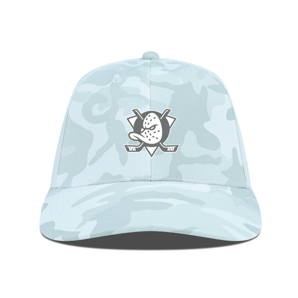 Anaheim Ducks Levelwear Clash Slate & Snow Meshback Flex Hat For Sale