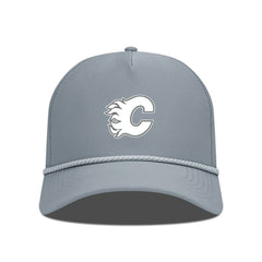 Calgary Flames Levelwear Gordon Slate & Snow Rope Adjustable Hat Online