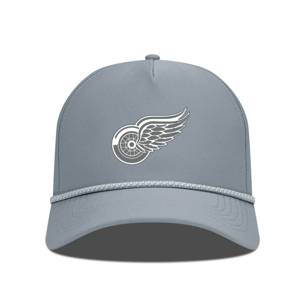 Detroit Red Wings Levelwear Gordon Slate & Snow Rope Adjustable Hat Online