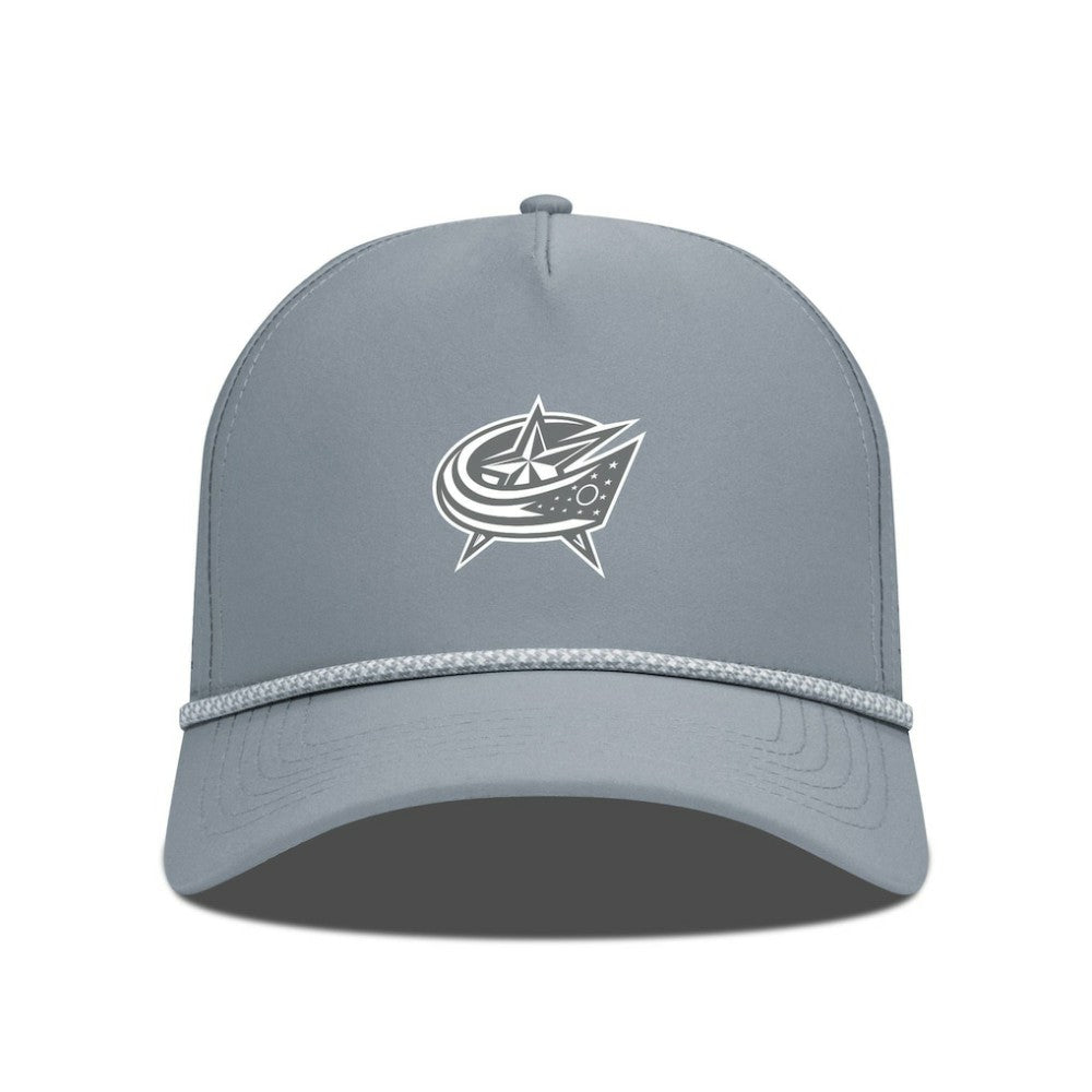 Columbus Blue Jackets Levelwear Gordon Slate & Snow Rope Adjustable Hat Online