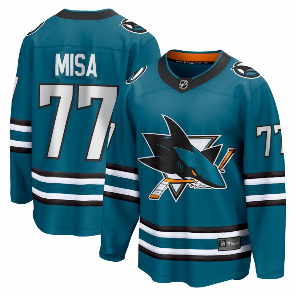 Michael Misa San Jose Sharks Fanatics Breakaway Jersey On Sale