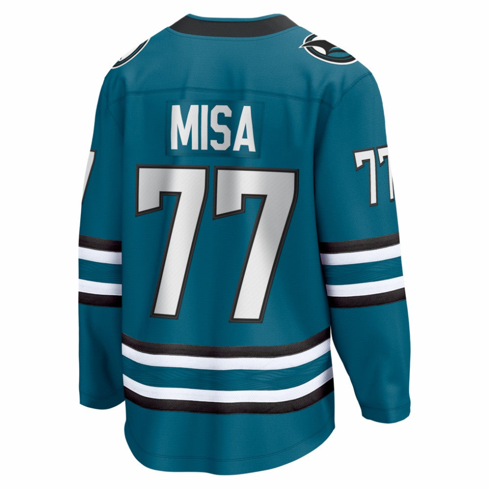 Michael Misa San Jose Sharks Fanatics Breakaway Jersey On Sale