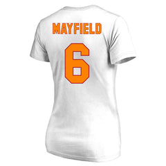 Tampa Bay Buccaneers Fanatics Baker Mayfield  Women's Plus Size Name & Number Scoop Neck T-Shirt