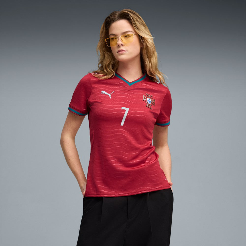 Cristiano Ronaldo Portugal National Team Women's 2026 Home Replica Jersey Red - Puma