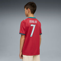 Cristiano Ronaldo Portugal National Team Youth 2026 Home Replica Jersey Red - Puma