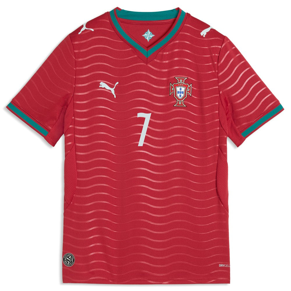 Cristiano Ronaldo Portugal National Team Youth 2026 Home Replica Jersey Red - Puma