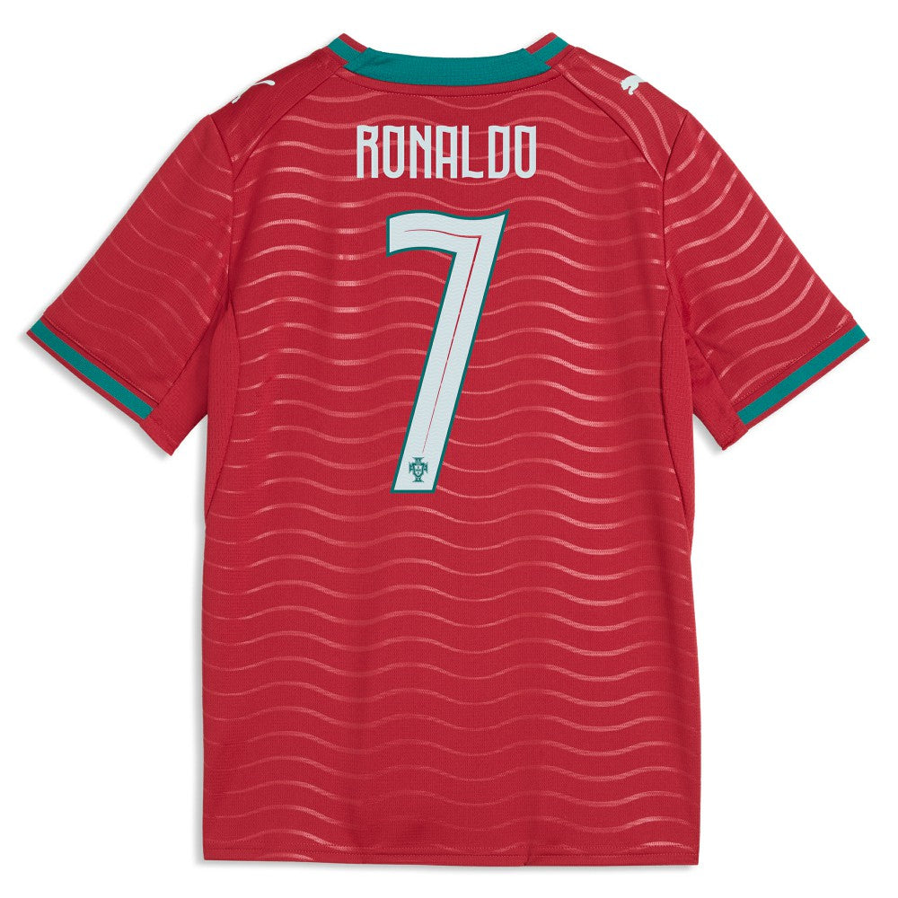 Cristiano Ronaldo Portugal National Team Youth 2026 Home Replica Jersey Red - Puma