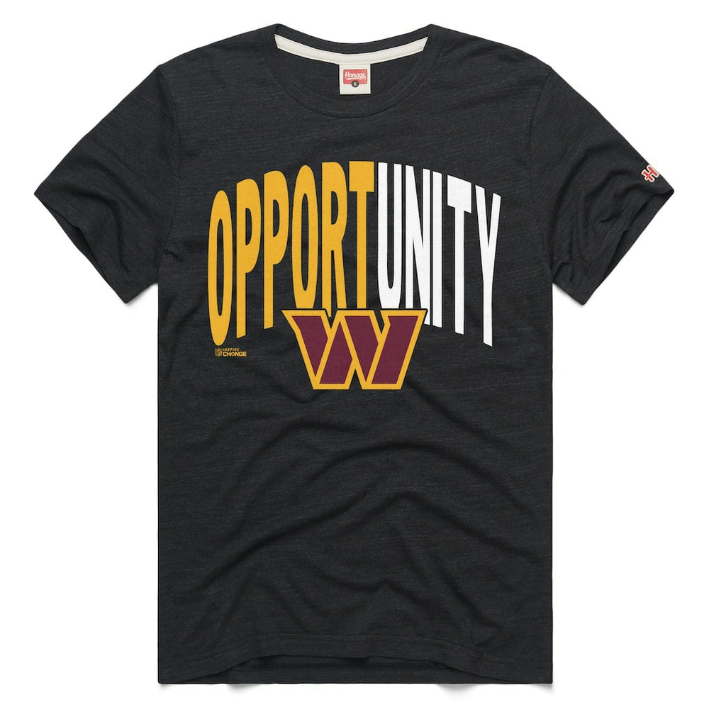 Washington Commanders  Homage Unisex 2025 Inspire Change Opportunity Tri-Blend T-Shirt