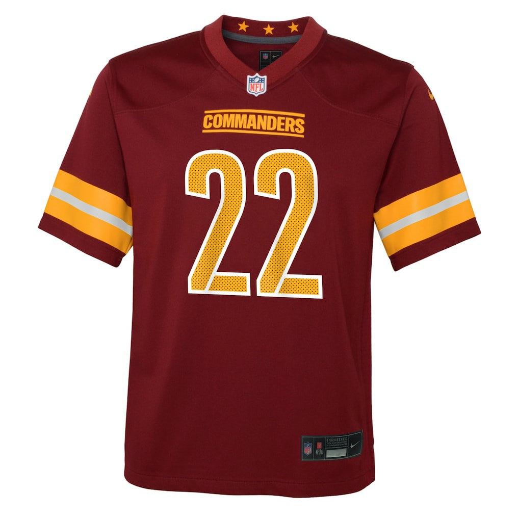 Washington Commanders Nike Jacory Croskey-Merritt  Youth Team Game Jersey