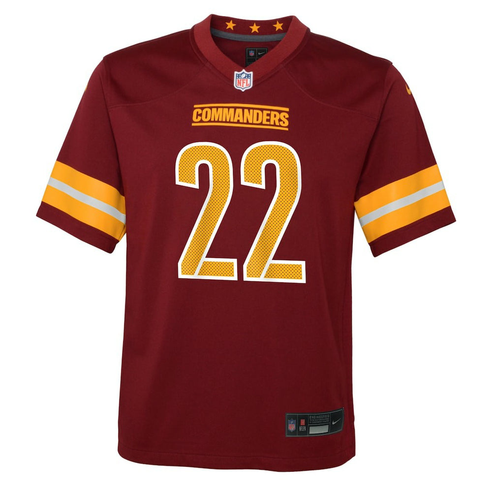 Washington Commanders Nike Jacory Croskey-Merritt  Youth Team Game Jersey