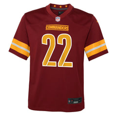 Washington Commanders Nike Jacory Croskey-Merritt  Youth Team Game Jersey