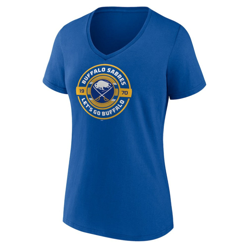 Buffalo Sabres Women's Native V-Neck T-Shirt Discount