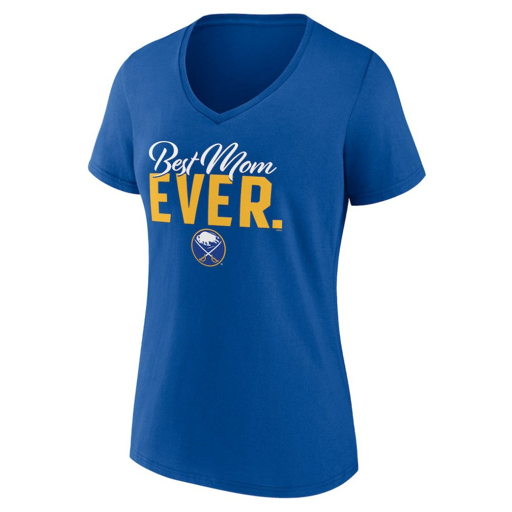 Buffalo Sabres Women's Best Mom Ever V-Neck T-Shirt For Sale