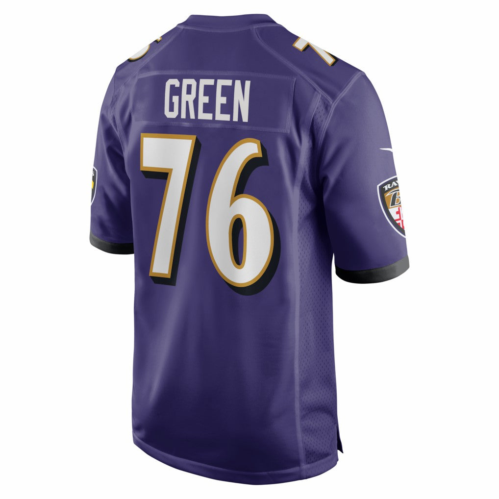 Baltimore Ravens Nike Kenyon Green  Team Game Jersey