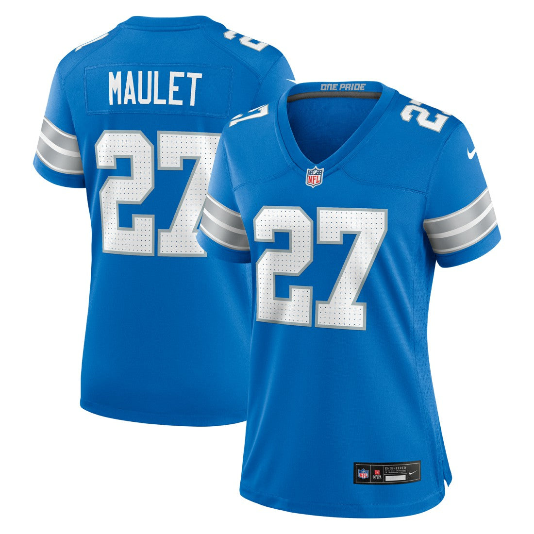 Detroit Lions Nike Arthur Maulet  Women's Team Game Jersey