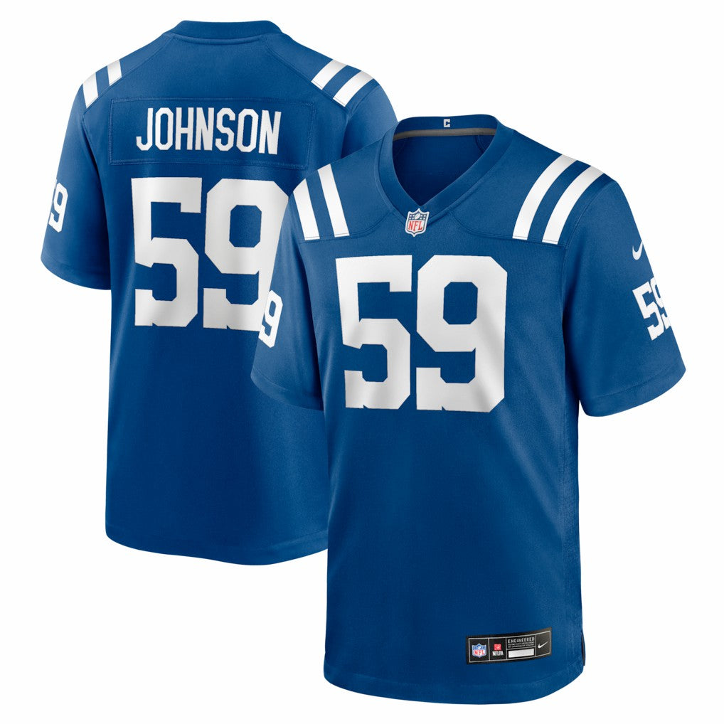 Indianapolis Colts Nike Buddy Johnson  Team Game Jersey