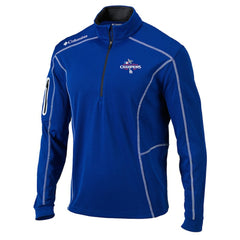 Toronto Blue Jays Columbia 2025 American League Champions Omni-Wick Shotgun Quarter-Zip Pullover | MLB New
