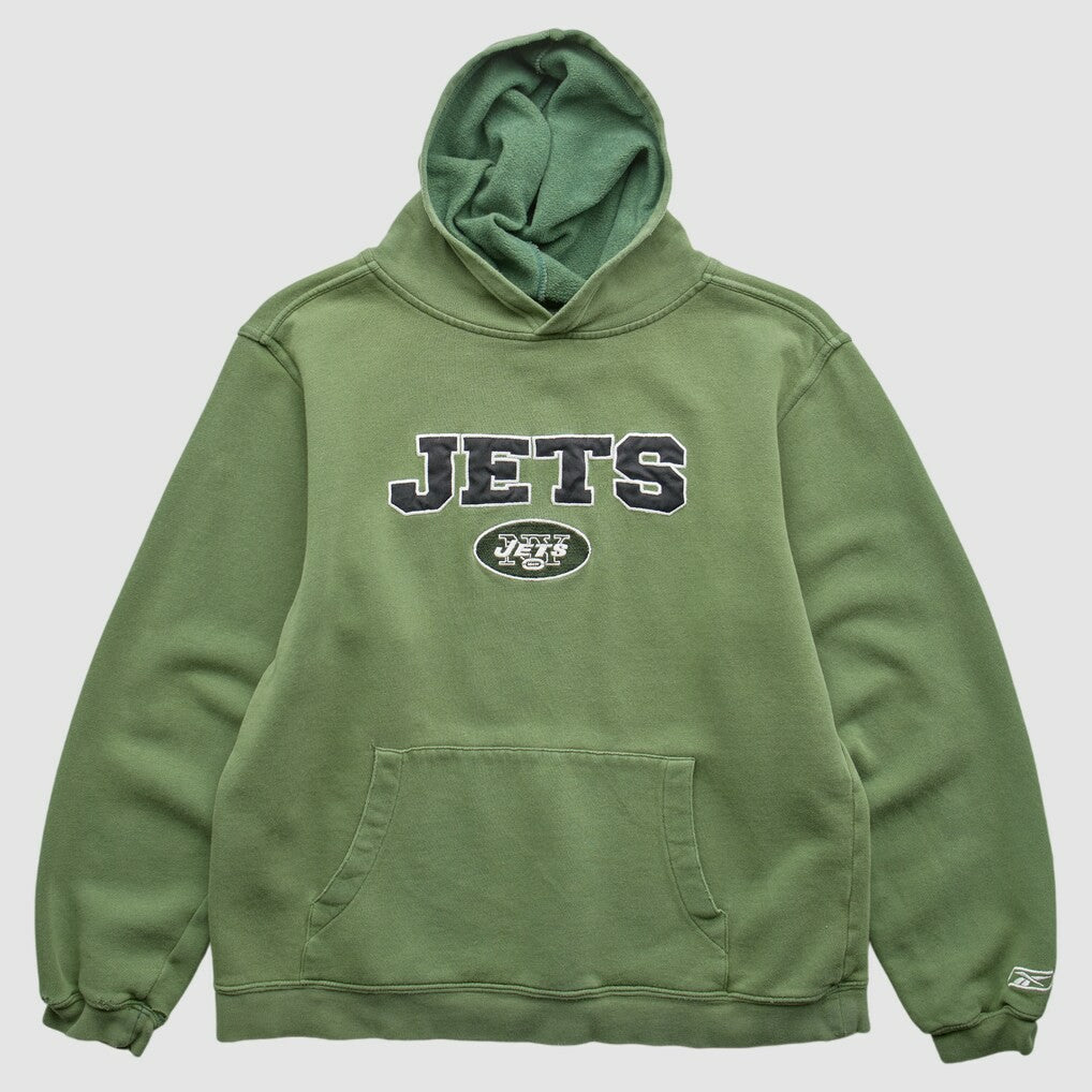 New York Jets Fanatics Reebok 2000s Pullover Sweatshirt