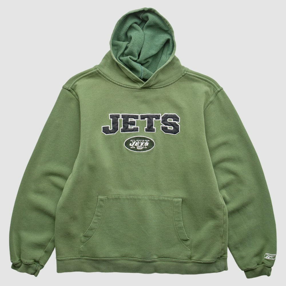 New York Jets Fanatics Reebok 2000s Pullover Sweatshirt