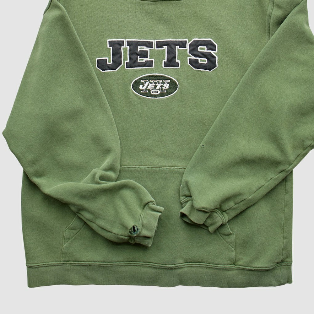 New York Jets Fanatics Reebok 2000s Pullover Sweatshirt
