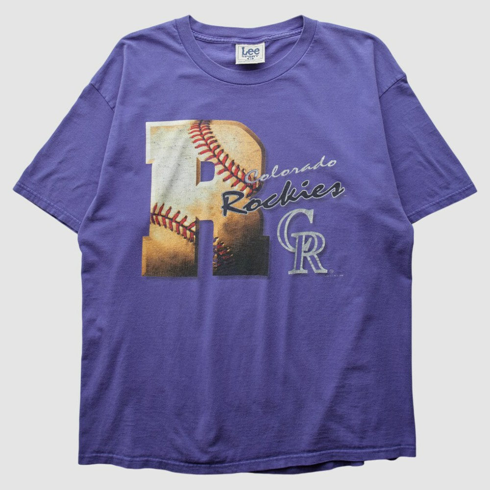 Colorado Rockies Lee Apparel 90s T-Shirt | MLB Outlet