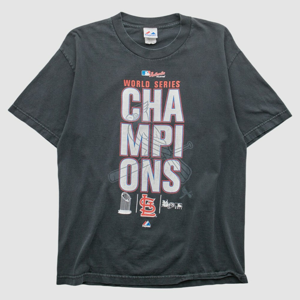 St. Louis Cardinals Majestic 2011 T-Shirt | MLB Outlet